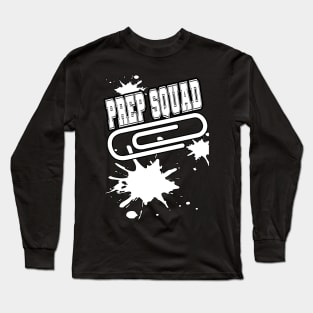 Prep Squad Team Work Splatter Long Sleeve T-Shirt